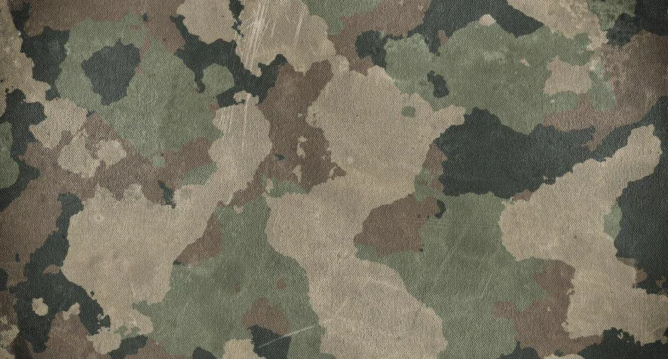 fabric pattern of military camouflage