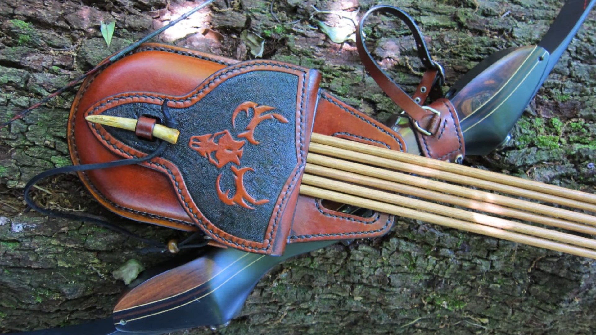 leather archery quiver