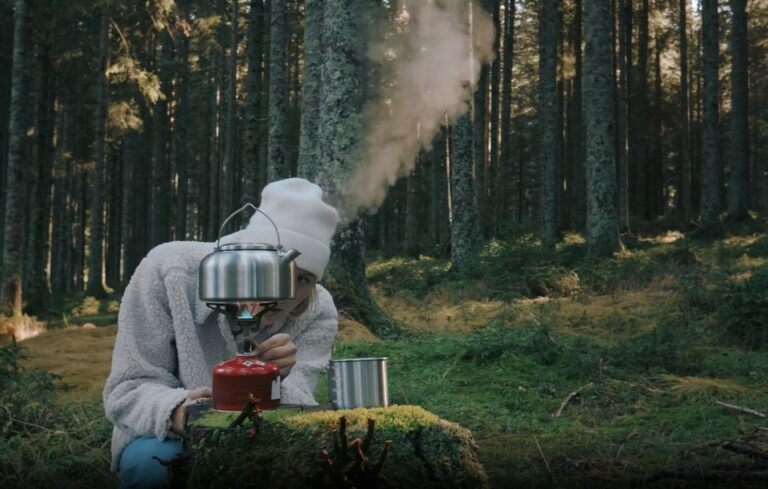 clean camping stove